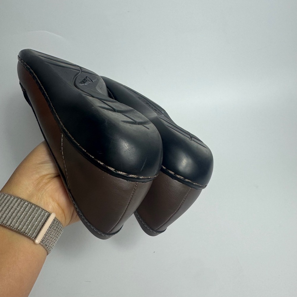 Clarks Collection Women Brown Leather Tassel Loafers Shoes Size 8 W 260673304080 - Picture 13 of 14